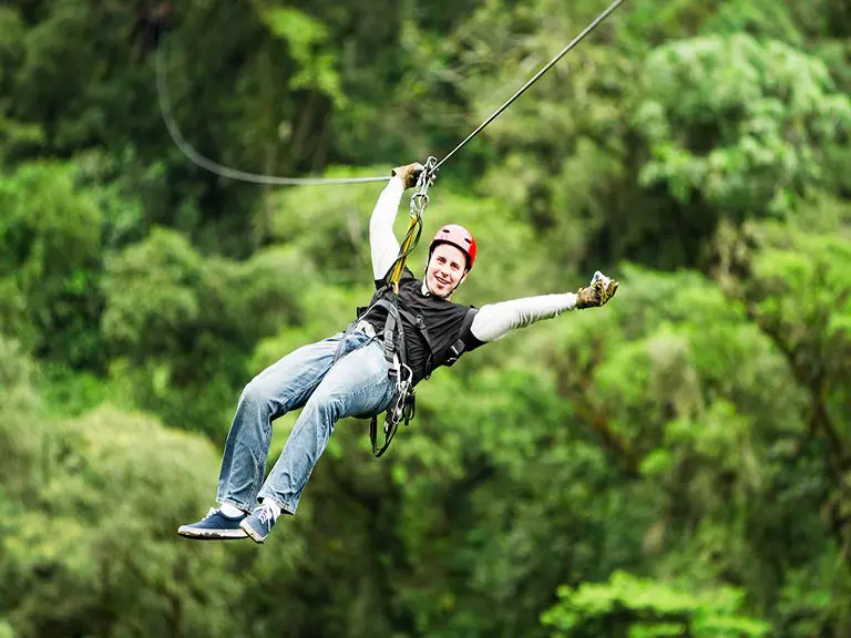 Zipline, Blue Ridge Mountains, North Georgia, Cabins