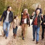 Family Walking - Meeks Park