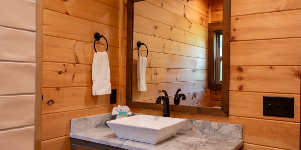Blue Ridge Cabin - Toccoa River Mist - Bathroom