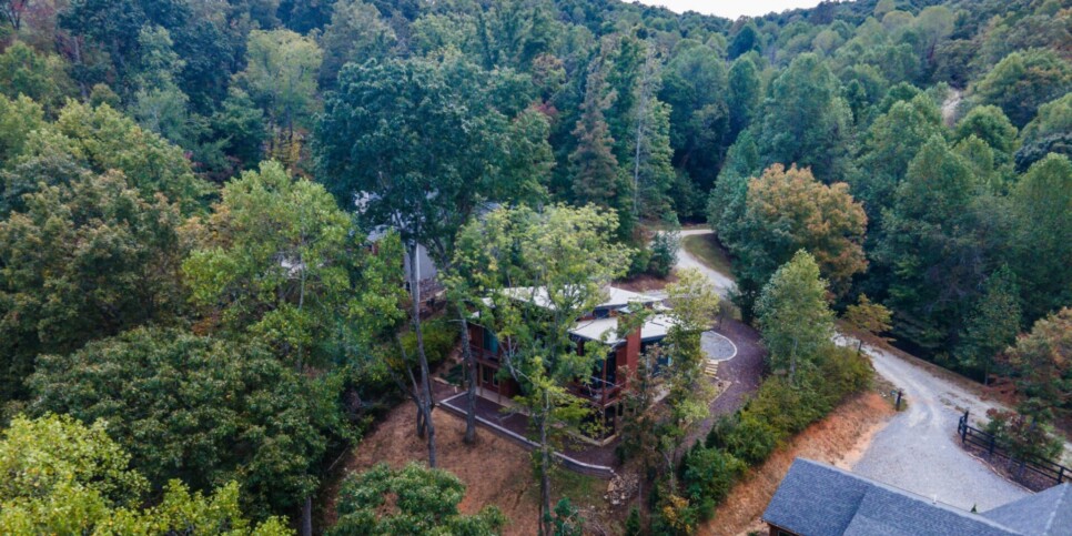 Blue Ridge Cabin - Modern River Retreat - Drone