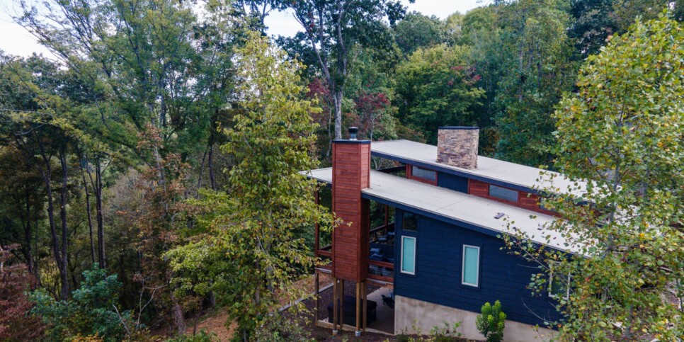Blue Ridge Cabin - Modern River Retreat - Drone