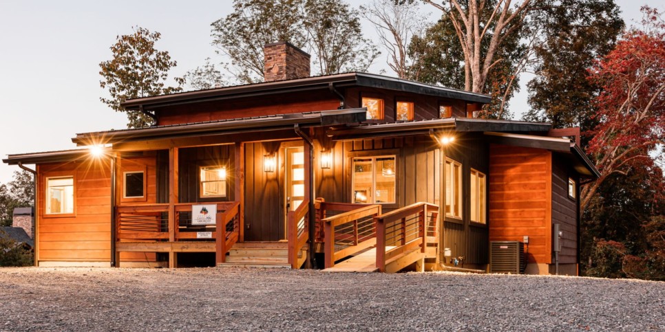 Blue Ridge Cabin - Modern River Retreat - Exterior