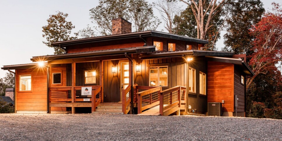 Blue Ridge Cabin - Modern River Retreat - Exterior