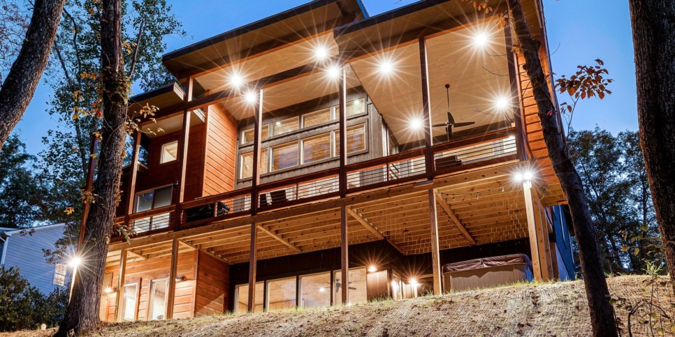 Blue Ridge Cabin - Modern River Retreat - Exterior