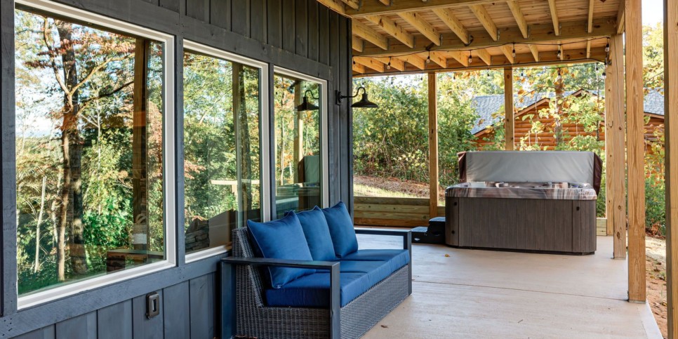 Blue Ridge Cabin - Modern River Retreat - Exterior