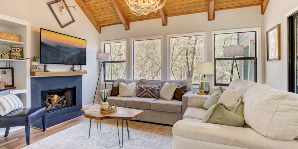 big canoe laughing fox living room