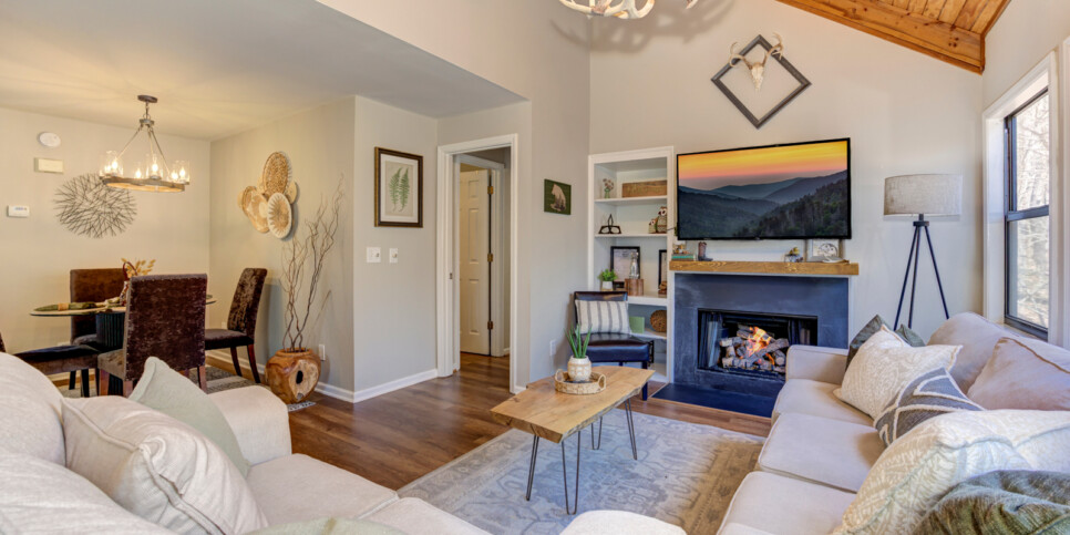 big canoe laughing fox living room