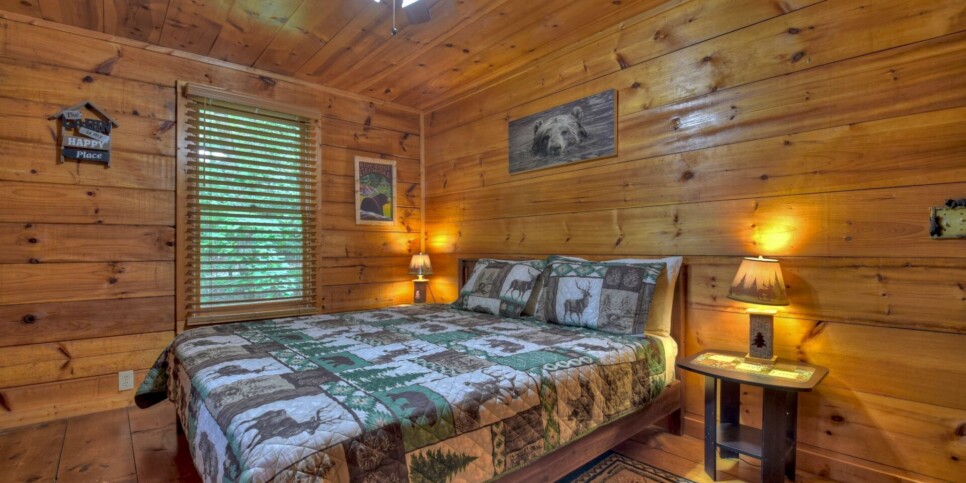 Blue Ridge Cabin - Mamas Bear Hideaway - Bedroom