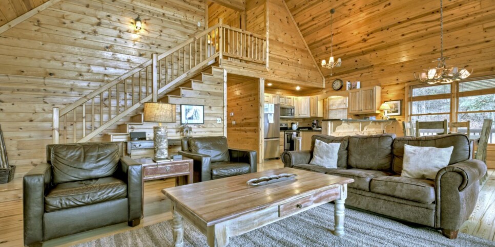 Blue Ridge Cabin - Appalachian Sunrise - Living Room
