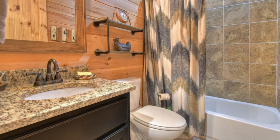 Blue Ridge Cabin - Skyfall - Bathroom