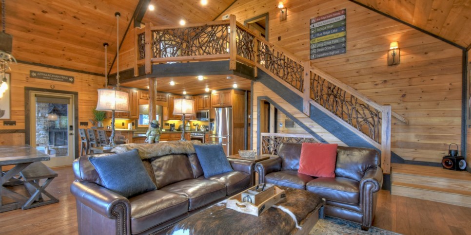 Blue Ridge Cabin - Skyfall - Living