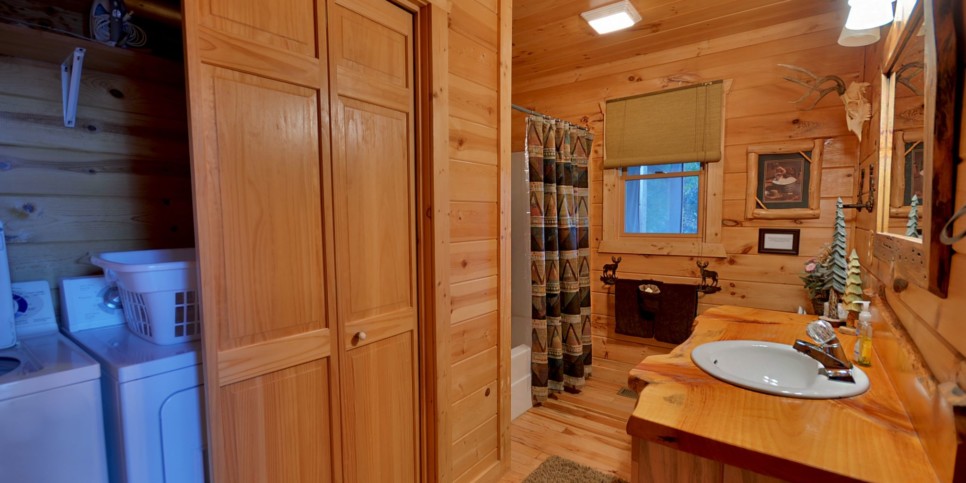 Blue Ridge Cabin - The View - Bathroom