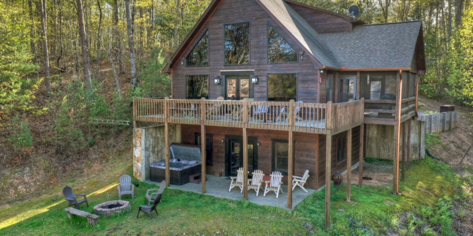 Blue Ridge Cabin - The View - Exterior