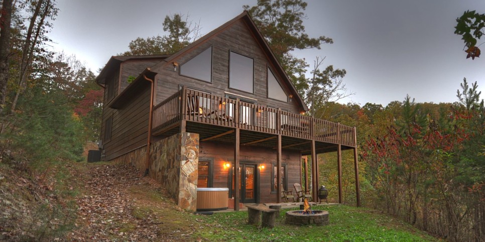 Blue Ridge Cabin - The View - Exterior