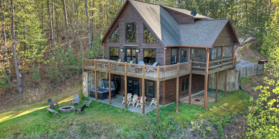 Blue Ridge Cabin - The View - Exterior