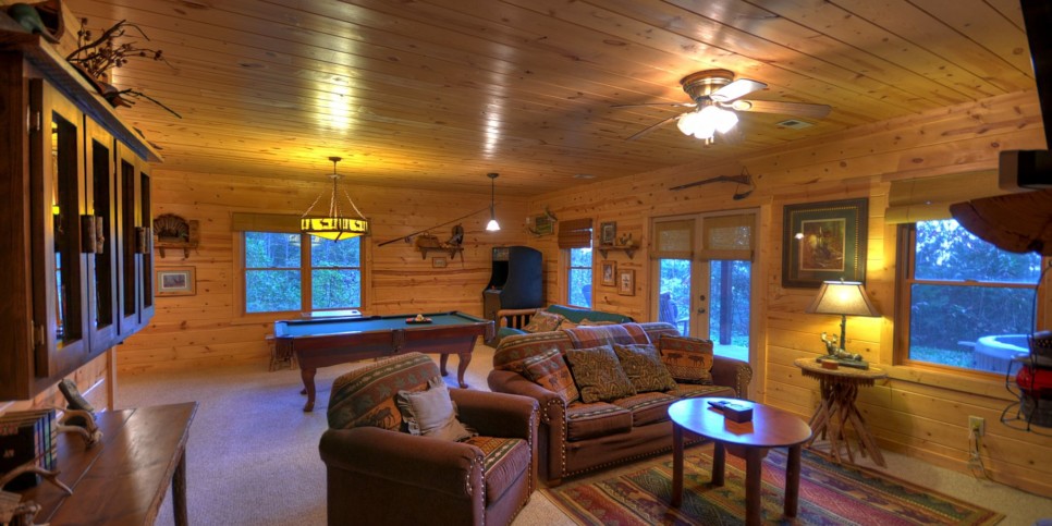 Blue Ridge Cabin - The View - Living