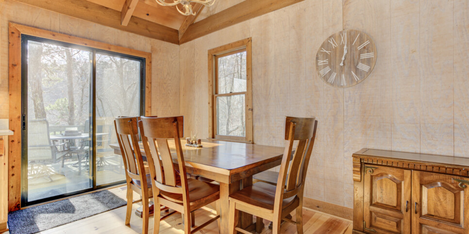 Big Canoe Reel Bliss Cabin Kitchen