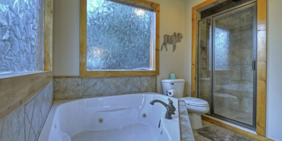 Blue Ridge - Bar 5 Cabin - Bathroom