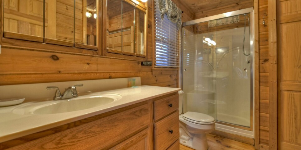 Blue Ridge Cabin - Talking Leaves - Bathroom