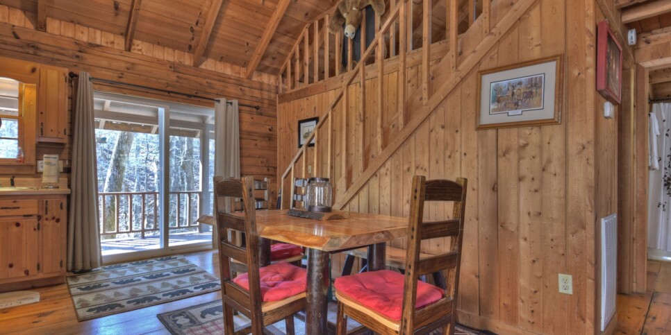 Ellijay - Cozy Creek Cabin - Living Room