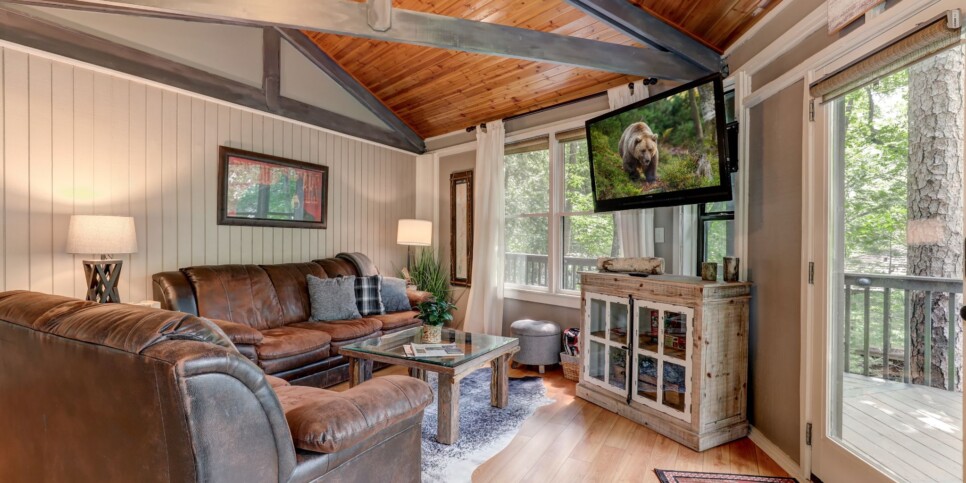 Big Canoe - Treetopper Hideaway - Living Room