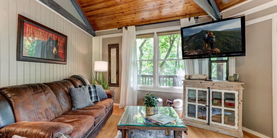 Big Canoe - Treetopper Hideaway - Living Room