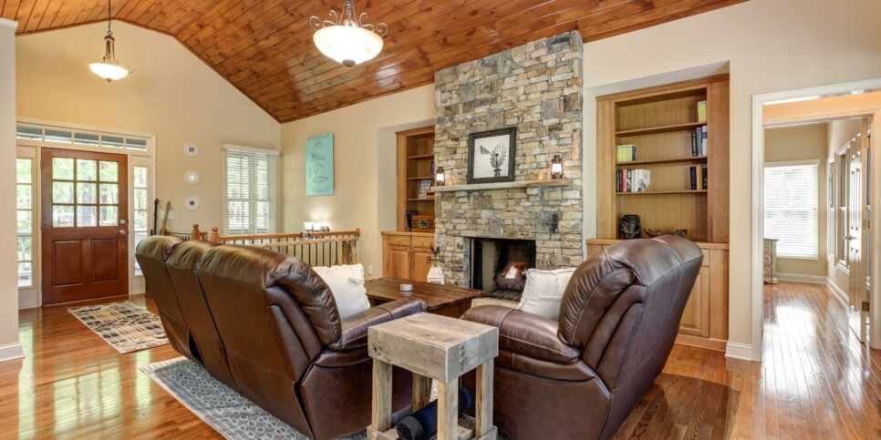 Big Canoe Cabin - The Wolf Den - Living Room