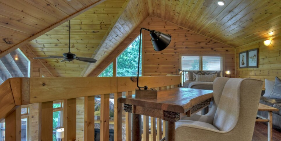 Blue Ridge - Sunrise Vista Lodge - Loft Bedroom