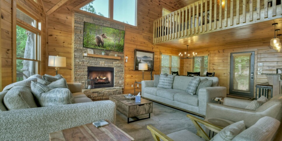 Blue Ridge - Sunrise Vista Lodge - Living Room