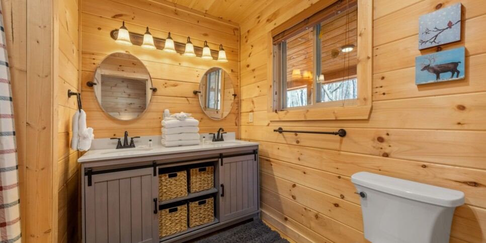 Ellijay - Bucks Bear Lodge - Bathroom