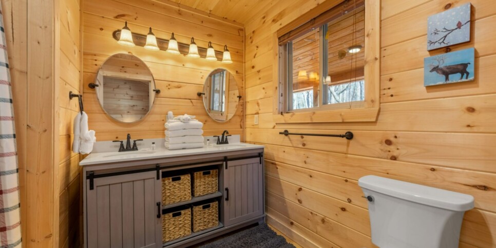 Ellijay - Bucks Bear Lodge - Bathroom
