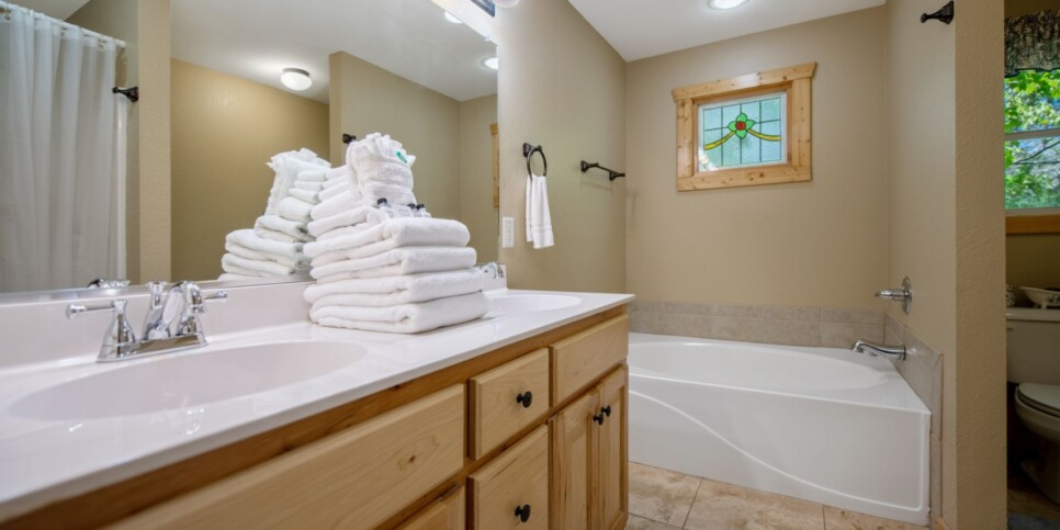 Ellijay Cabin - Dragons Den - Bathroom