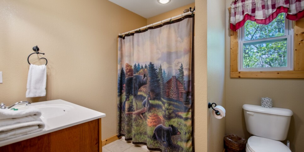 Ellijay Cabin - Dragons Den - Bathroom