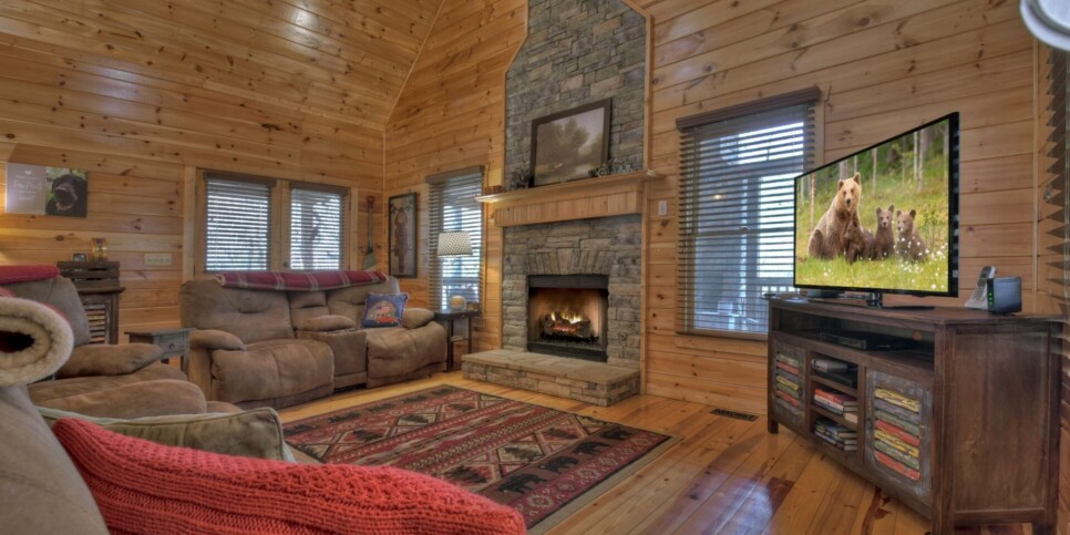 Ellijay - Harleys River Retreat - Living Room