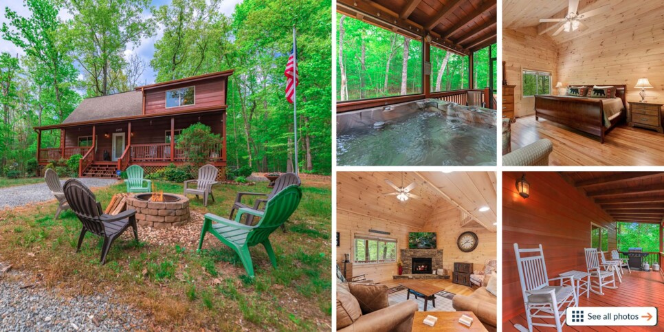 Mineral Bluff - Firefly Cabin - Collage