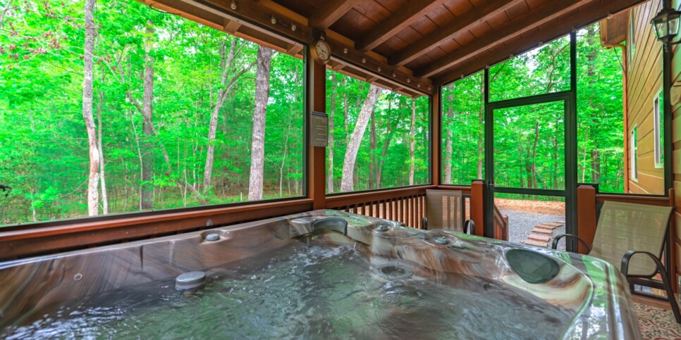 Mineral Bluff - Firefly Cabin - Hot Tub