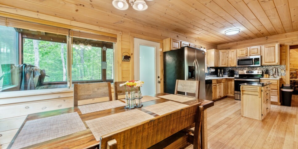 Mineral Bluff - Firefly Cabin - Kitchen