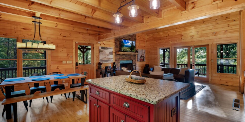 Ellijay Ga Cabin - Peaceful River Hideaway - Kitchen