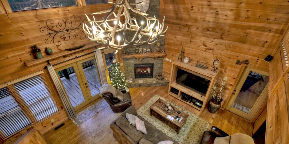 Blue Ridge Cabin - Blue Ridge Bliss - Living