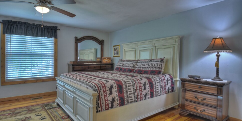 Blue Ridge Cabin - Bear Naked Hideaway - Bedroom