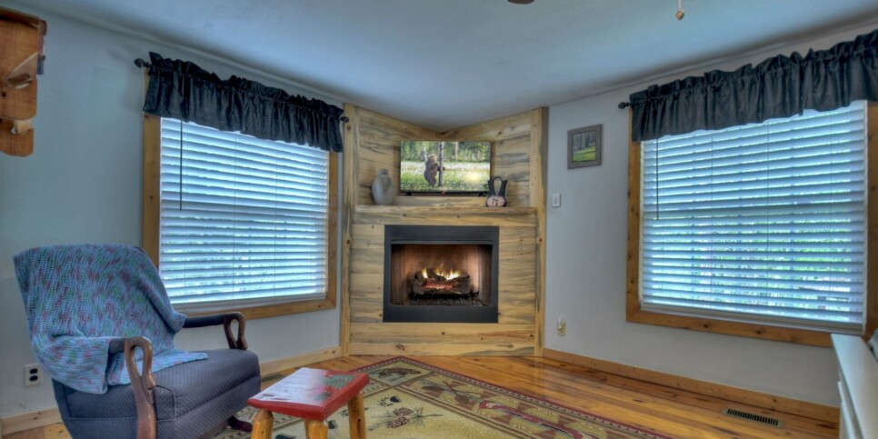 Blue Ridge Cabin - Bear Naked Hideaway - Bedroom