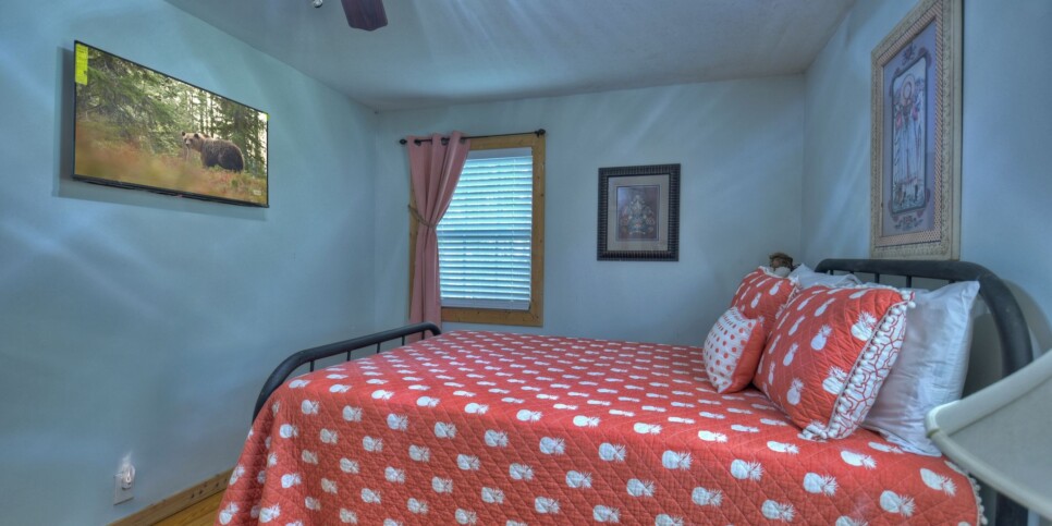 Blue Ridge Cabin - Bear Naked Hideaway - Bedroom