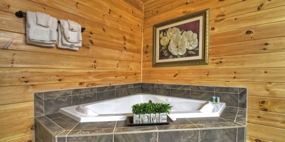 Cherry Log Cabin - Moonlight Mountain Cabin - Bathroom