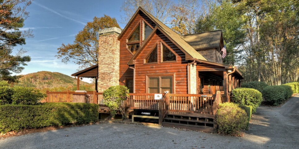 Cherry Log Cabin - Moonlight Mountain Cabin - Exterior