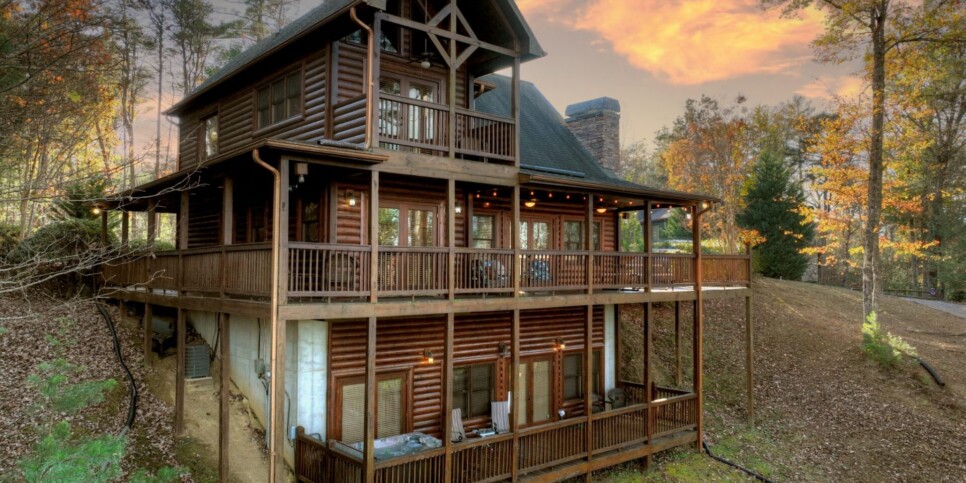 Cherry Log Cabin - Moonlight Mountain Cabin - Exterior