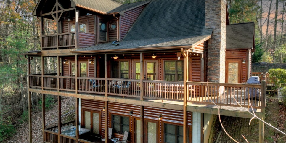 Cherry Log Cabin - Moonlight Mountain Cabin - Exterior