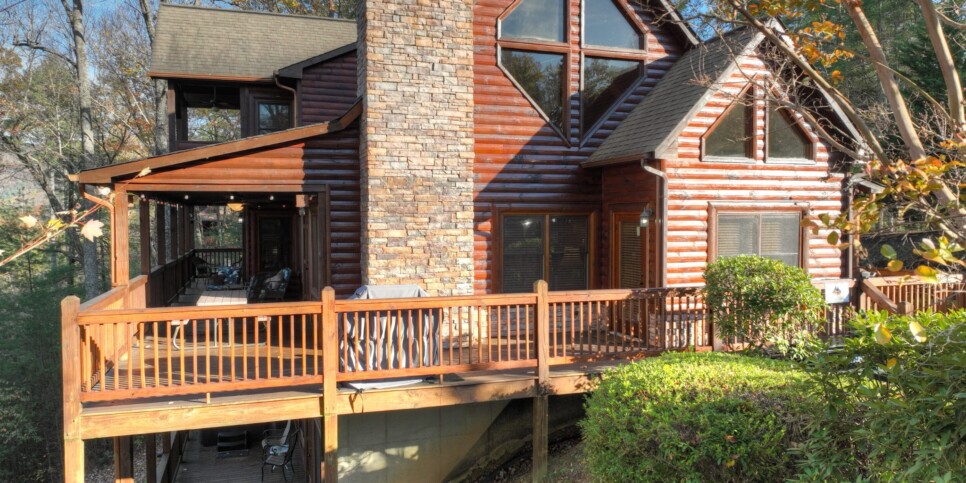 Cherry Log Cabin - Moonlight Mountain Cabin - Exterior