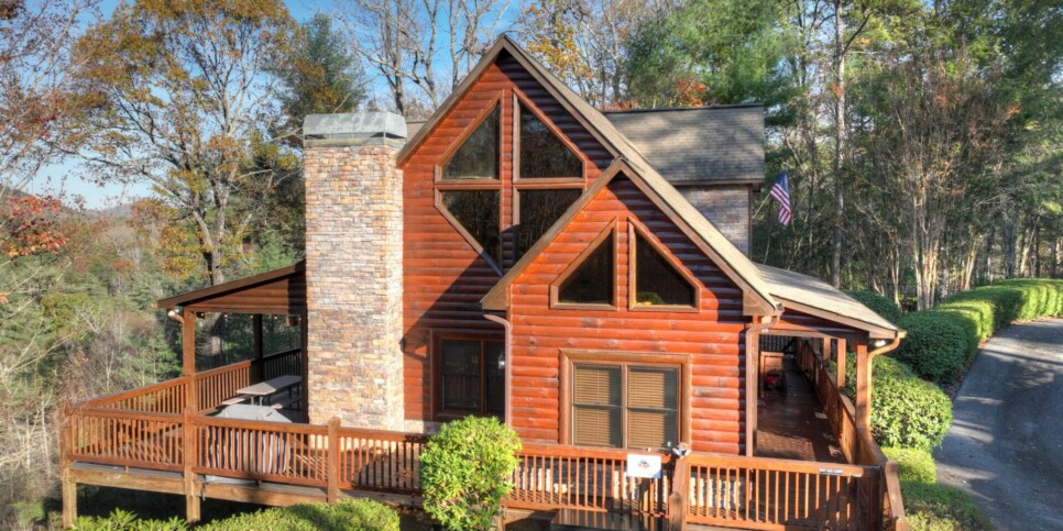 Cherry Log Cabin - Moonlight Mountain Cabin - Exterior