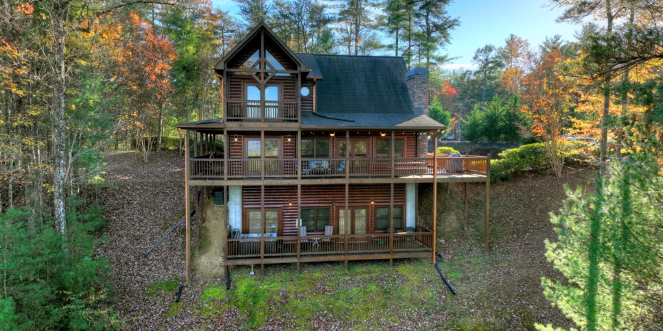 Cherry Log Cabin - Moonlight Mountain Cabin - Exterior