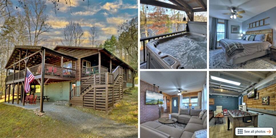 Blairsville Cabin - Moon Tower Cabin - Collage